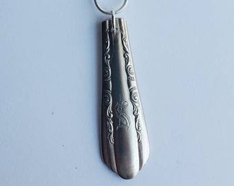 Spoon handle necklace, vintage silverware necklace for women, zero waste gifts, unique gift for her, bohemian necklace, sustainable gifts,