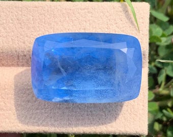 Goshenite Beryl 17.82ct Cushion Cut – Large Clear Jewelry Gemstone