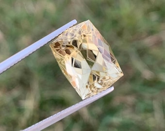Natural Citrine 8.53ct Cushion Cut Gemstone | Yellow Loose Stone | November Birthstone Jewelry Supply