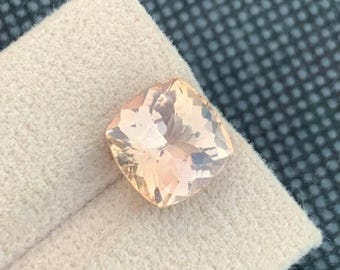 Natural Skardu Topaz 5.60ct Cushion Cut Gemstone | Pakistan Topaz | Loose Stone for Jewelry Making