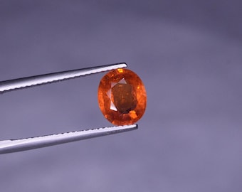Natural Spessartite Garnet 2.63 Carat Mandarin Orange Loose Gemstone