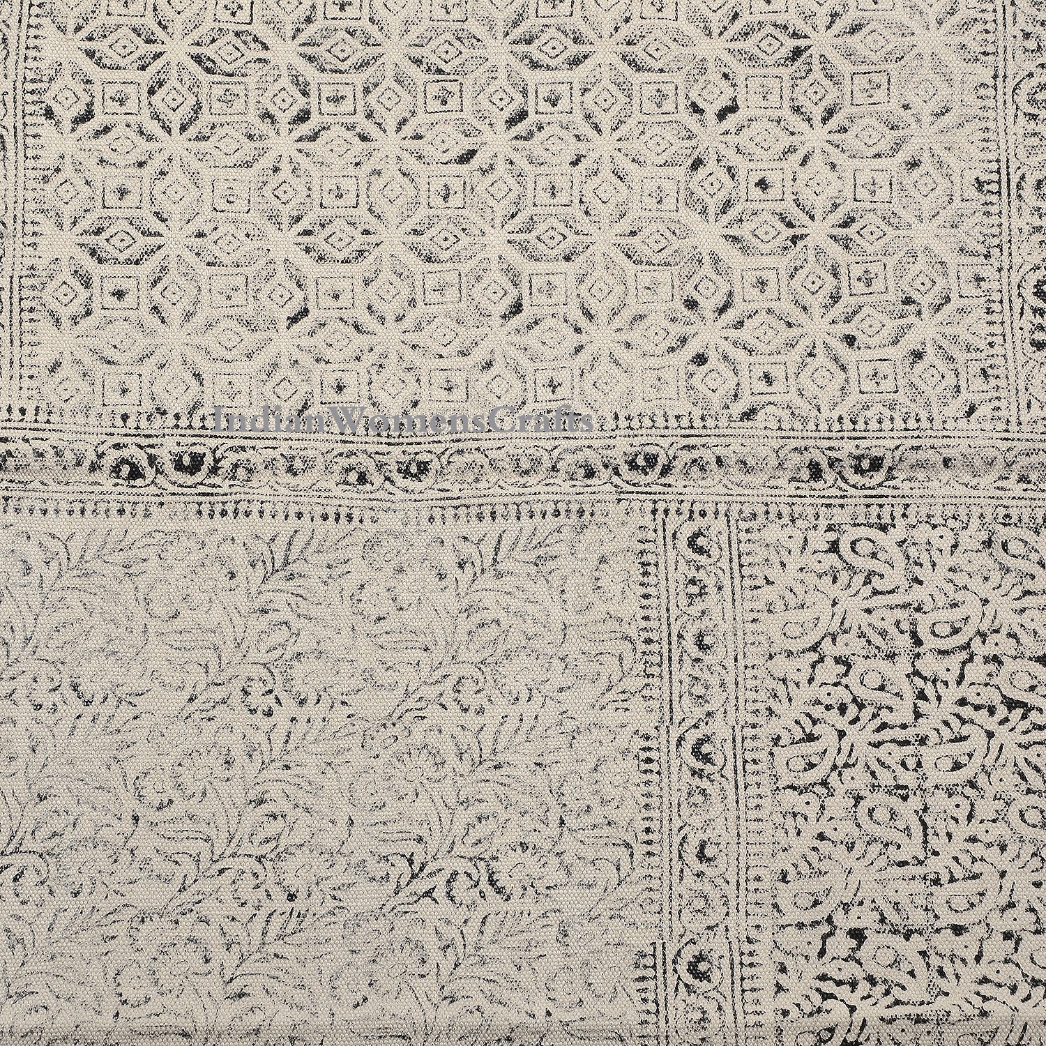 8x10 Feet Handmade Block Printed Rug / Rug / Carpet / Kilim / - Etsy