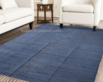 5x8 feet Handmade Block printed Rug / Rug runner / Carpet / Kilim / Floor Rug / Handmade Rug / Indian Dhurrie rug / Cotton Rug / Area Rug