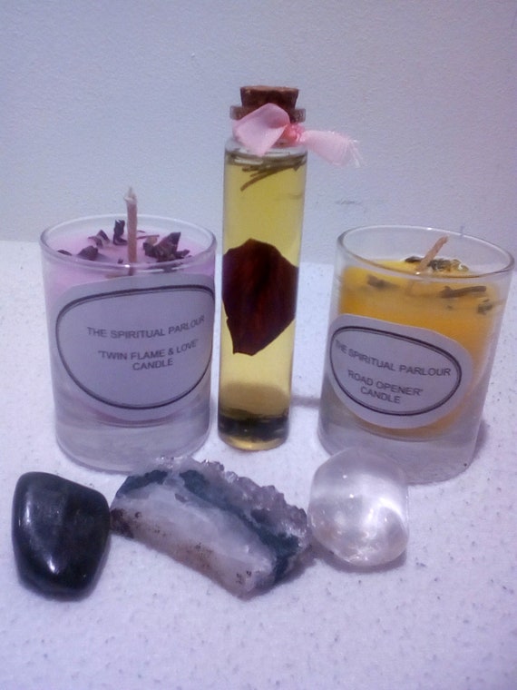 Love Manifestation Candle Set Road Opener Candle Twin Flame Etsy