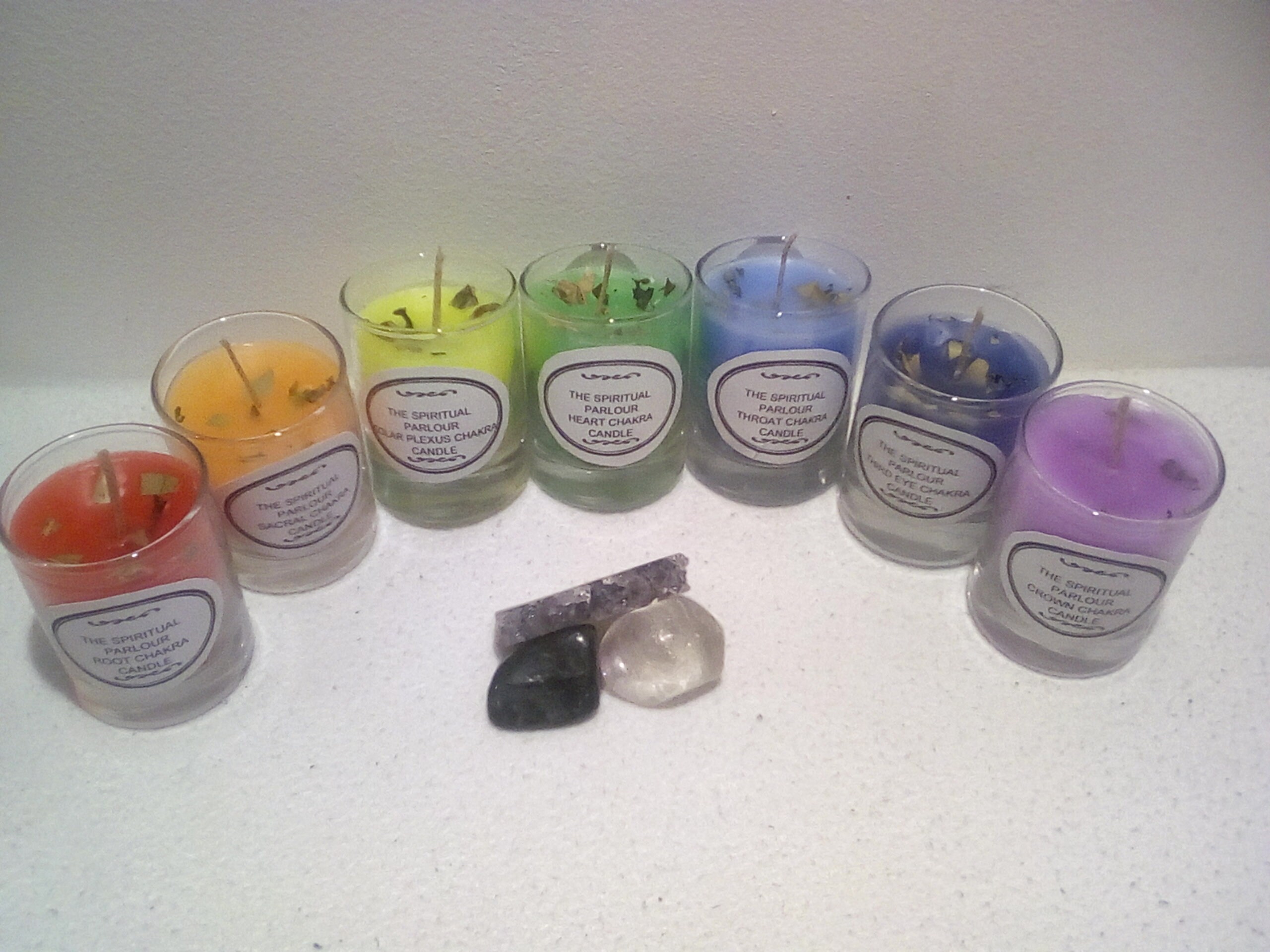 7 Chakra Ensemble de Bougie, Bougie Rituel, Spirituel, Des Bougies à Base Plantes, Reiki Bougies, Mé