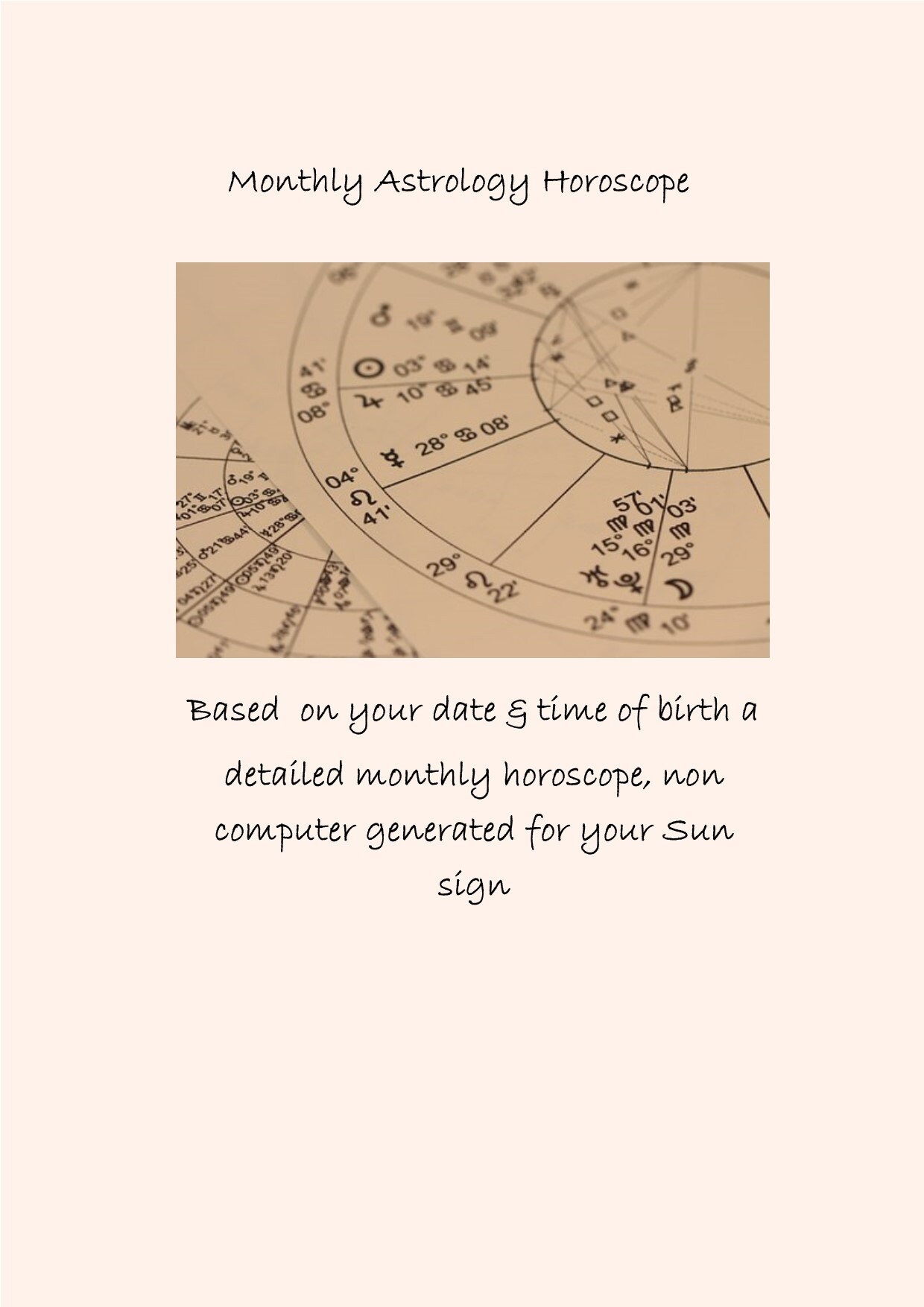 Astrology chart and transits