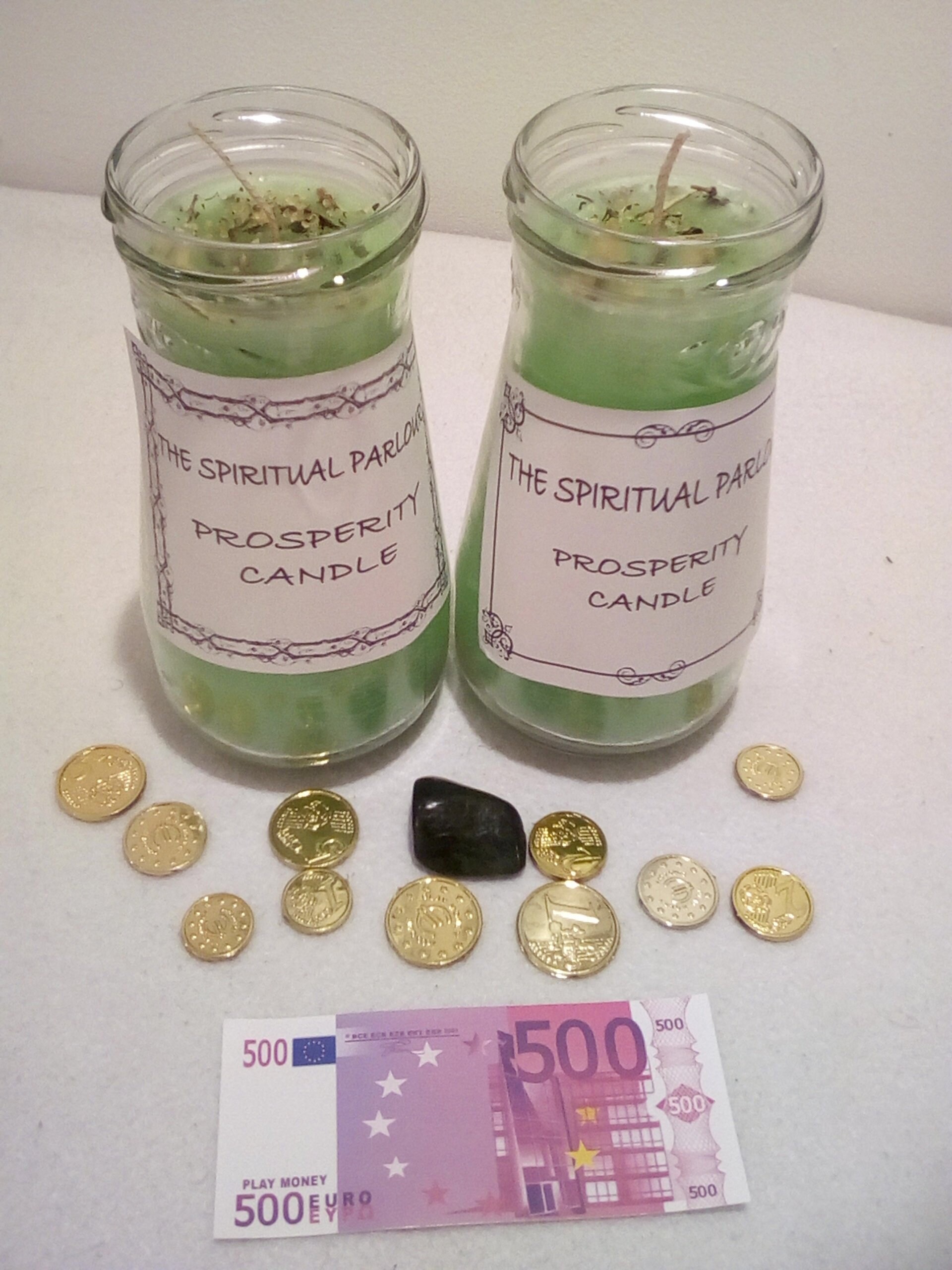 Bougie de Prospérité, Richesse Constante, Ouvre-Route, Bougie Spirituelle, Rituelle, d'abondance, So