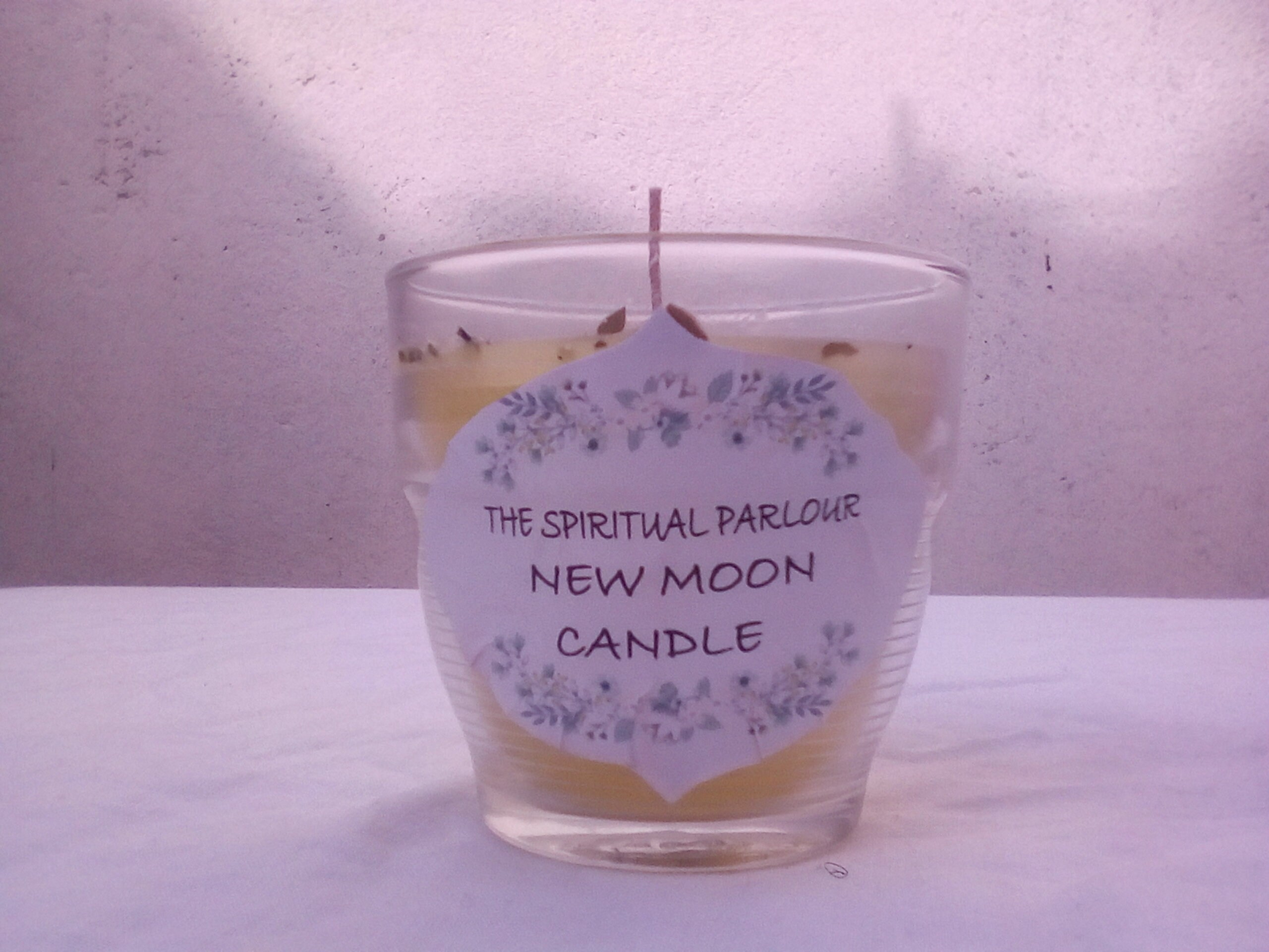 New Moon Ritual Candle Spiritual Candle Ritual Candle Moon Etsy