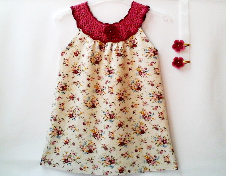 Purple Flower Dress. Girls Summer Dress. Little Girl Country Etsy