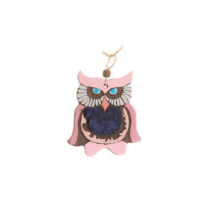 Nurit Teva Small Smart Owl – Dark Colors