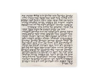 May include: A black and white image of a page of Hebrew text. The text is written in a traditional script and is likely from a religious text.