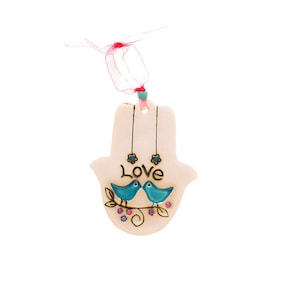 Hamsa wall decor,Blessing Home Good Luck, With Blessing In English – 6 Different Words