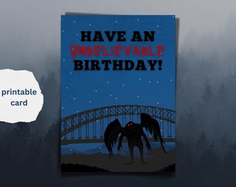 Carte d'anniversaire de l'homme-papillon : folklore cryptide, légende de Point Pleasant (PDF)