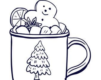 16 Christmas Coloring Pages for Kids |  Printable PDF | Holiday  Book | Kids Activity