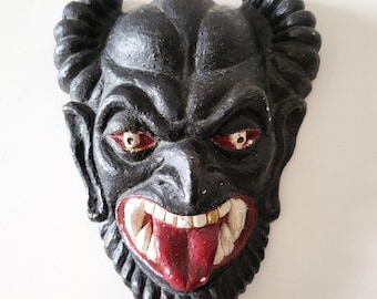 Vintage Plaster mask - Mephistopheles