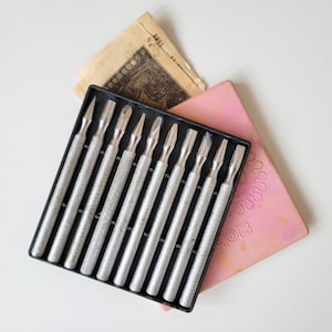 10 Metal Punches Vintage Chasing and Repousse Tool Set Stamping