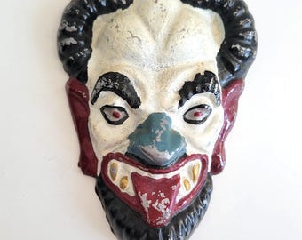 Vintage metal mask - Mephistopheles