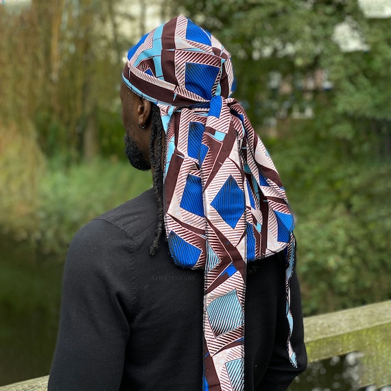 Durag / Du-rag / Do-rag / Bandana African Print Cotton -  Israel