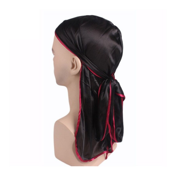 Silk Durag For Men Bandana Silky Du Rag Doo Rag - Temu