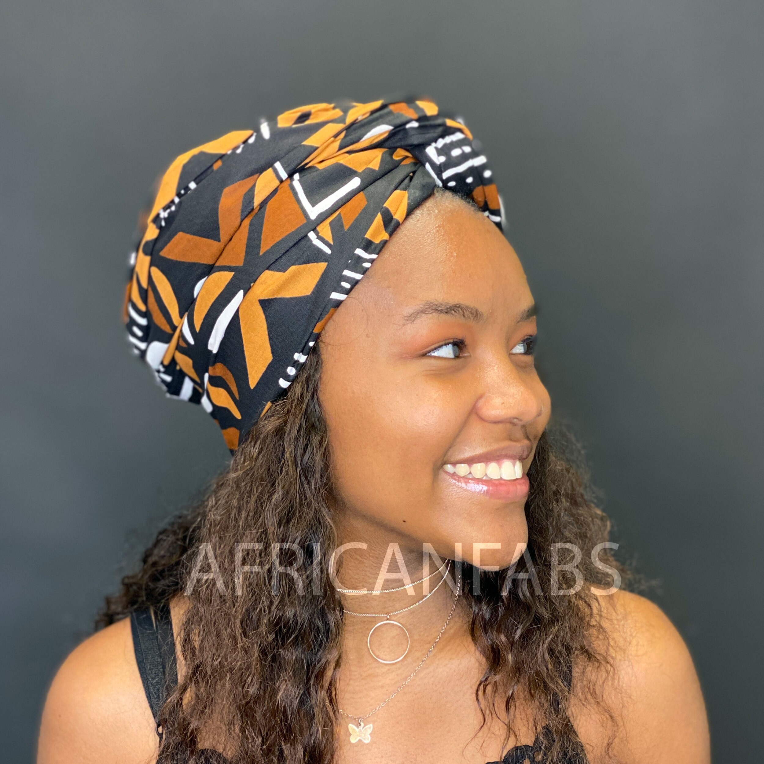 African Headwrap Black / Brown Bogolan / Mud Cloth 100% - Etsy African Headwrap Black / Brown Bogolan / Mud Cloth 100% - Etsy