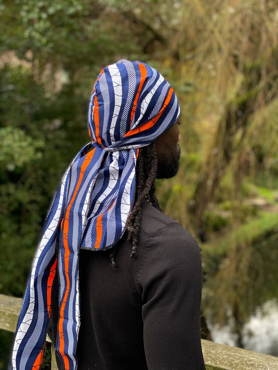 Durag / Du-rag / Do-rag / Bandana - Unisex - Black mud – AfricanFabs