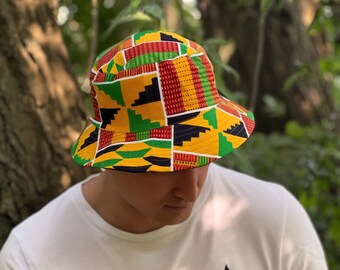 Cappello da pescatore Cappello da pescatore con stampa africana