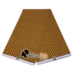 Vlisco Wax Hollandais - BRONZE BANGA NUT African Wax print fabric - Ankara Cotton Fabrics - African Wax cloth by the yard
