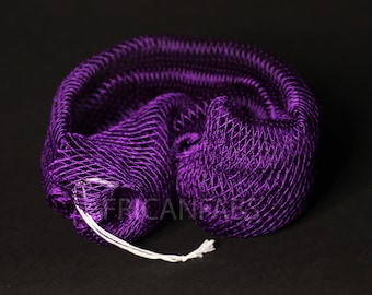 African net sponge / African exfoliating net / Sapo sponge - Purple