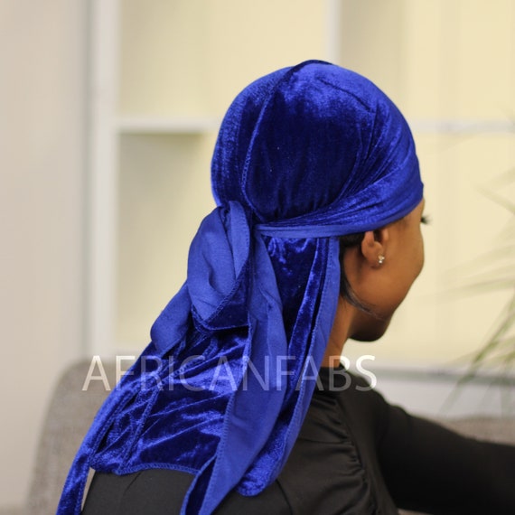 Unisex Dual Fabric DuRag, Velvet & Silk