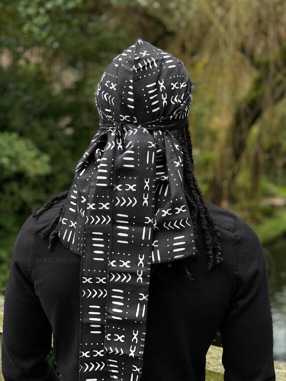 Durag / Du-rag / Do-rag / Bandana African Print Cotton -  Israel