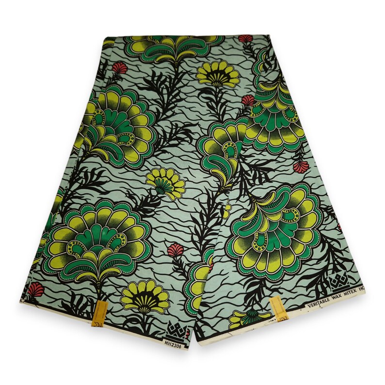 Afrikanischer Ankara-Stoff – 100% Polyester, 6 Meter, Bunt Bedruckt Für Kleidung & Deko