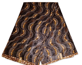 African print fabric - Swirl - Polycotton - Ankara Fabric / African cloth by the yard