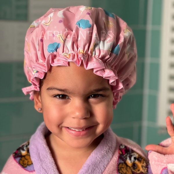Kids Shower Cap Etsy