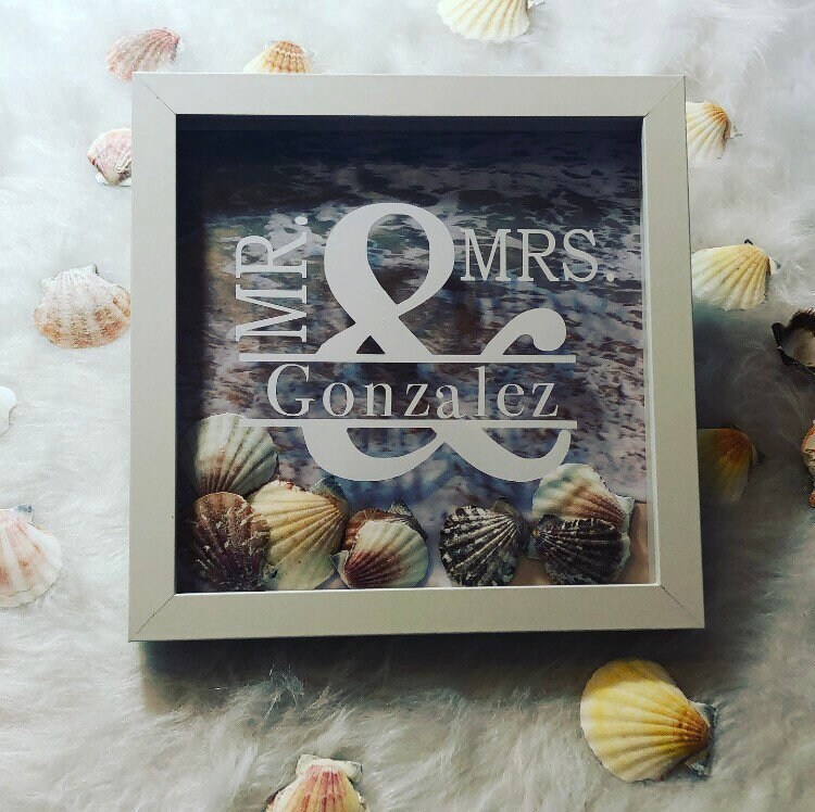 Engagement Shadow Box L Wedding Shadow Box L Gifts L Custom Etsy