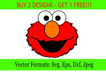 Download Elmo svg | Etsy