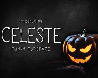 Celeste - Funky Typeface