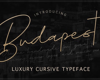 Budapest Script Font - 3 Fonts