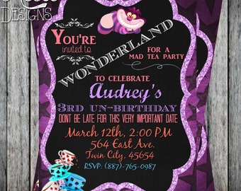 Unbirthday Invitation Etsy