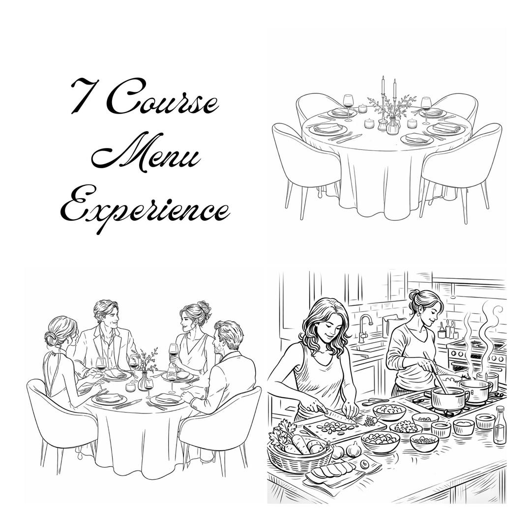 7 Course Custom Dinner Menu | Personalized Dining Experience | Recipes ...