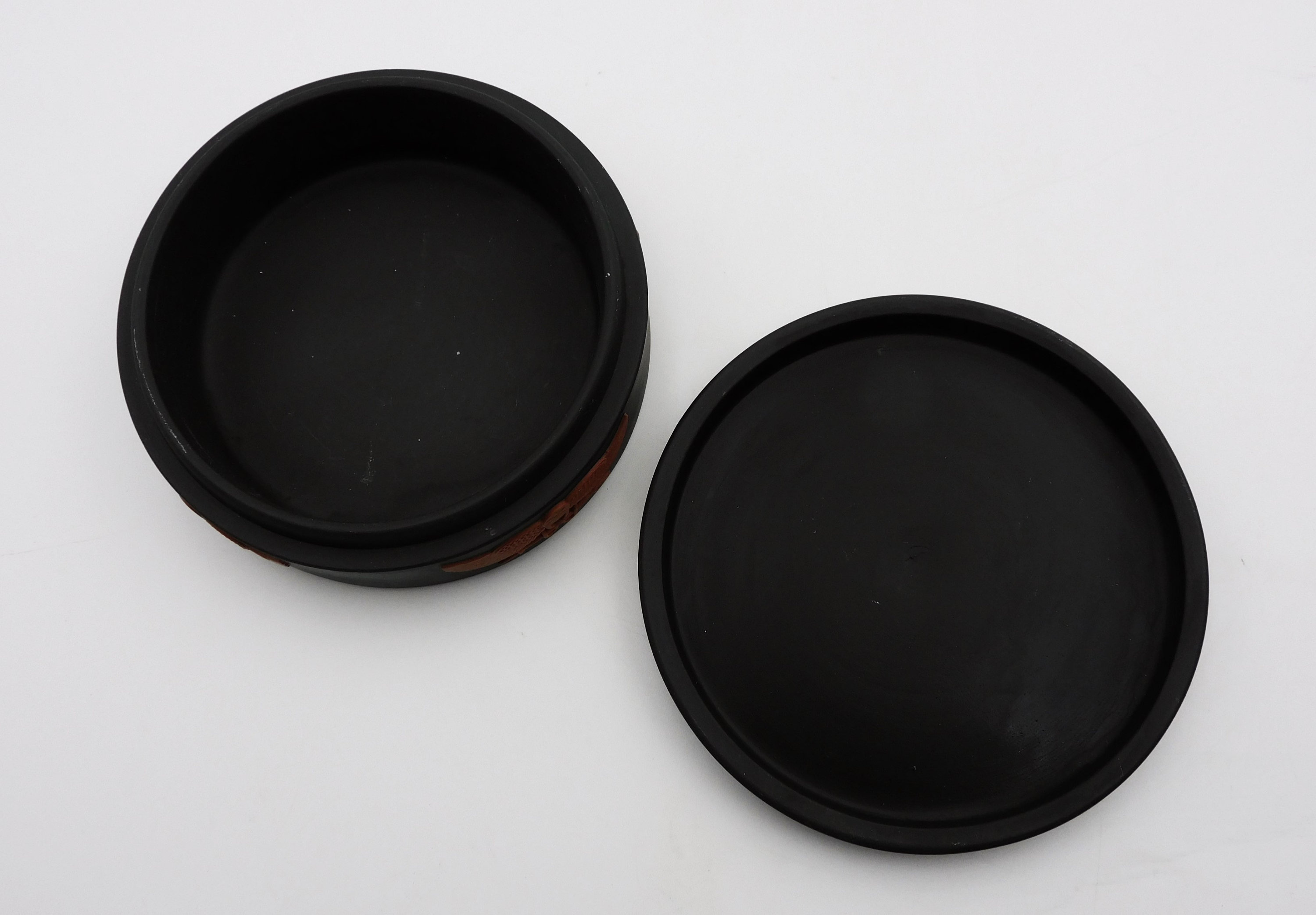 希少なウェッジウッド ジャスパーウェア テラコッタと黒のエジプト風