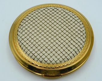 Vintage Cream (Knochen) GLOMESH - Australia POWDER KOMPAKT mit Box - Unbenutzt. Ausgezeichnet