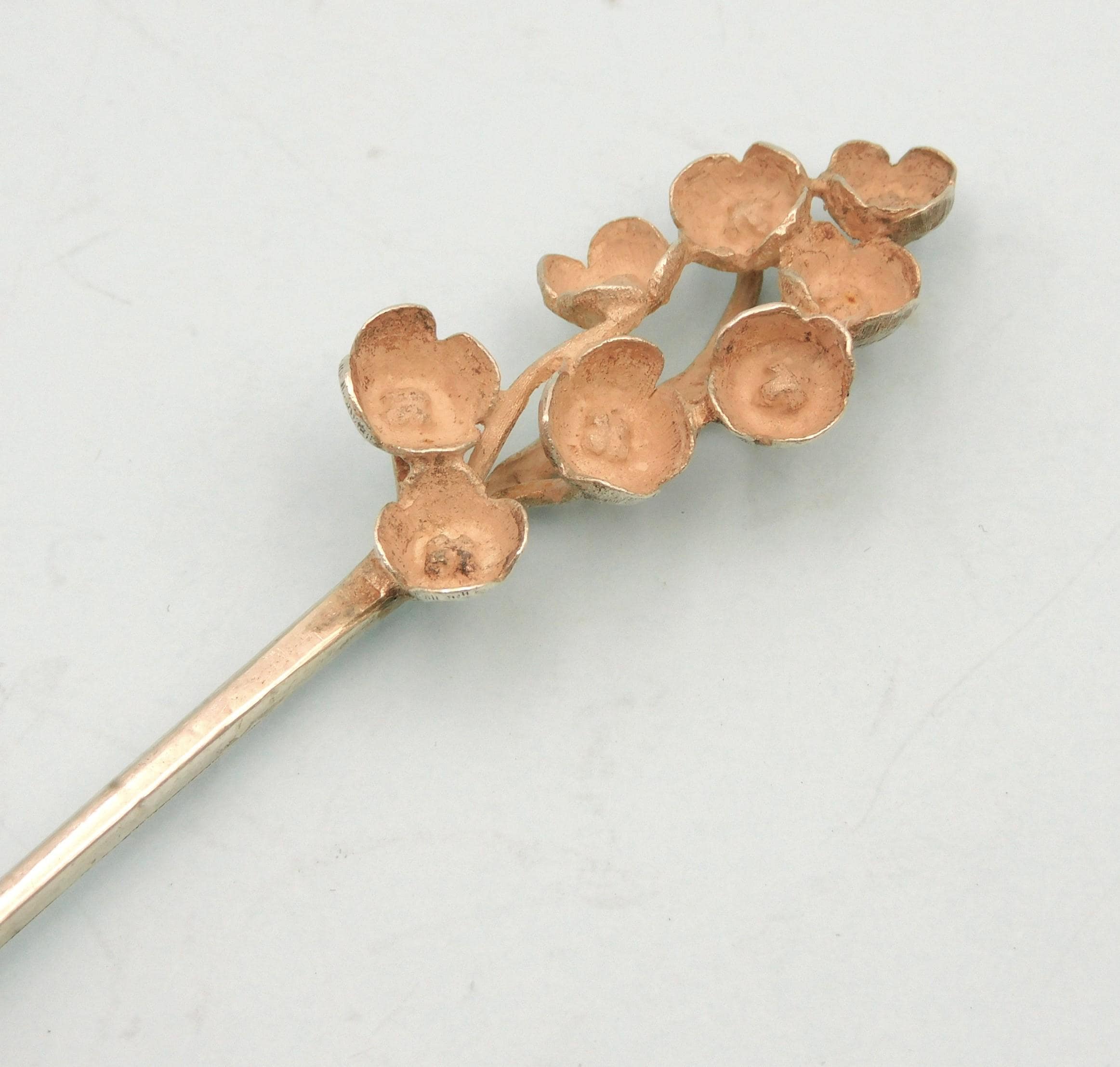 ヴィンテージ JJK オーストラリア装飾真鍮ティースプーン2とスクープスプーン2 ヴィンテージ JJK オーストラリア装飾真鍮ティースプーン2とスクープ