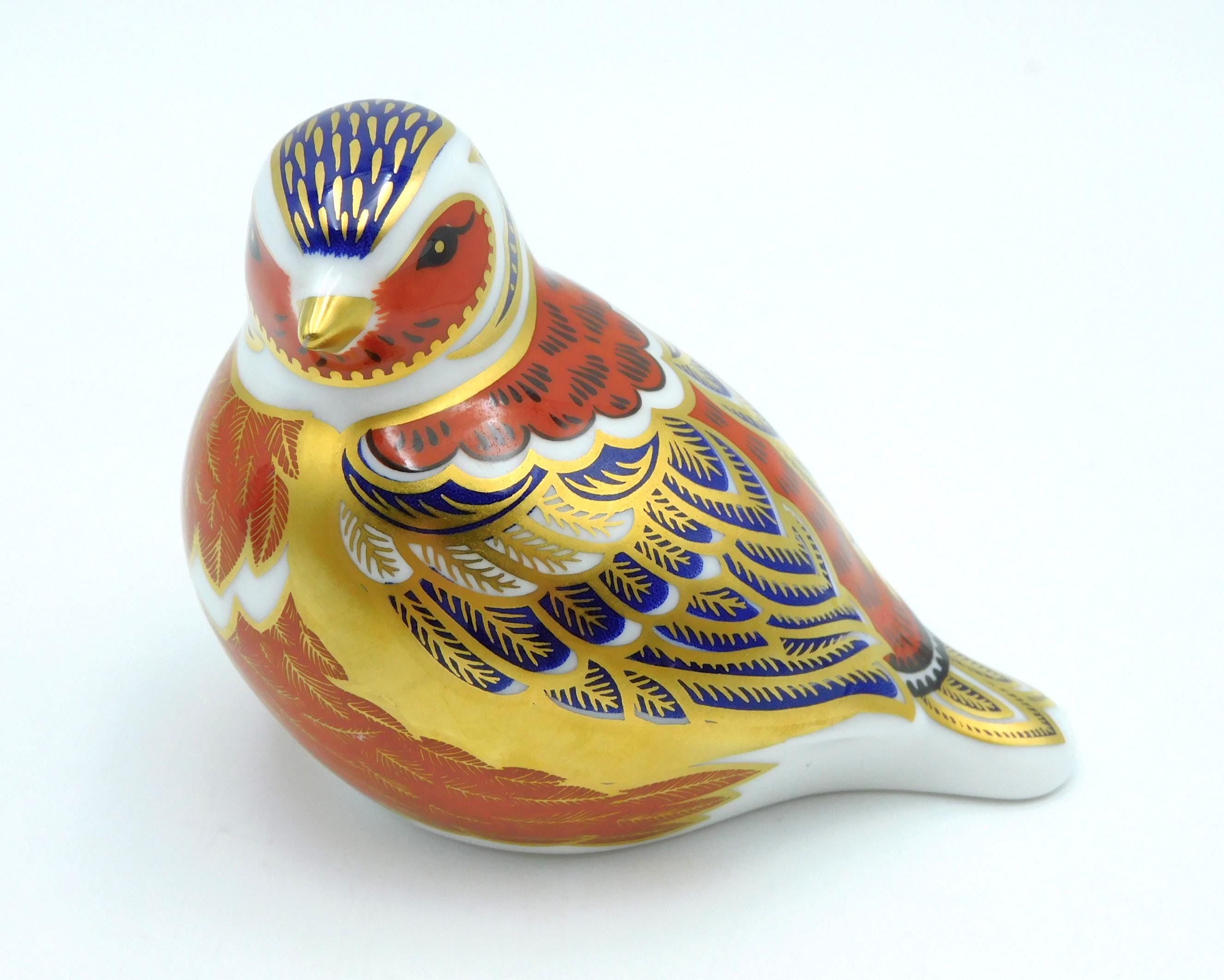  crown derby 陶器　鳥 Royal Crown Derby Birds - Etsy