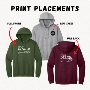 Custom Hoodie, Your Design Hoodie, Personalized Oversized Hoodie, Custom Text On Sweater, Your Logo Hooded Sweatshirt, Photo Print on Hoodie