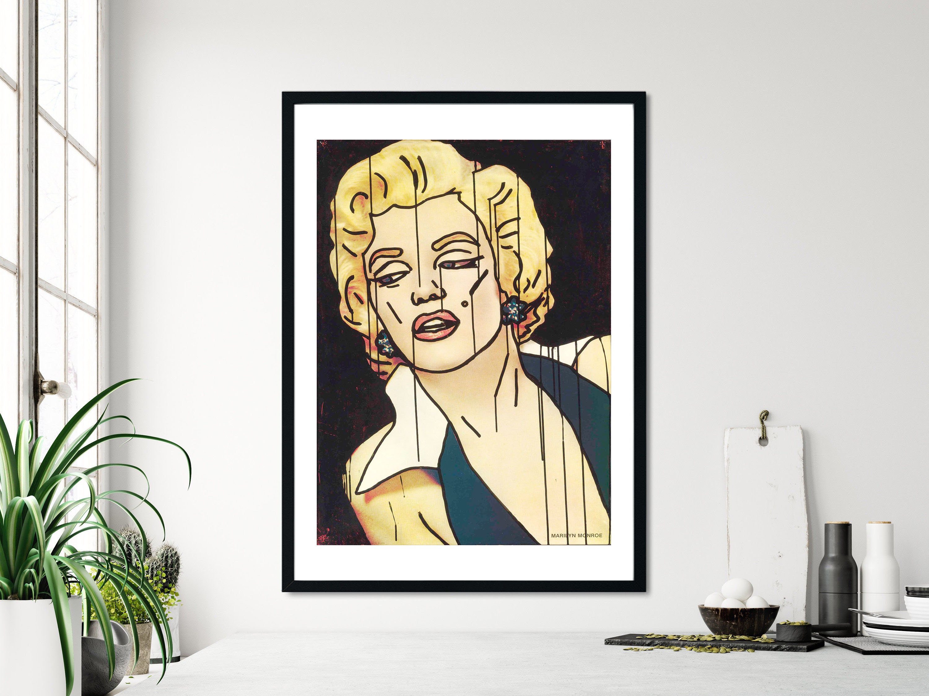 Keith Haring Marilyn Monroe Giclee Print Poster | Etsy