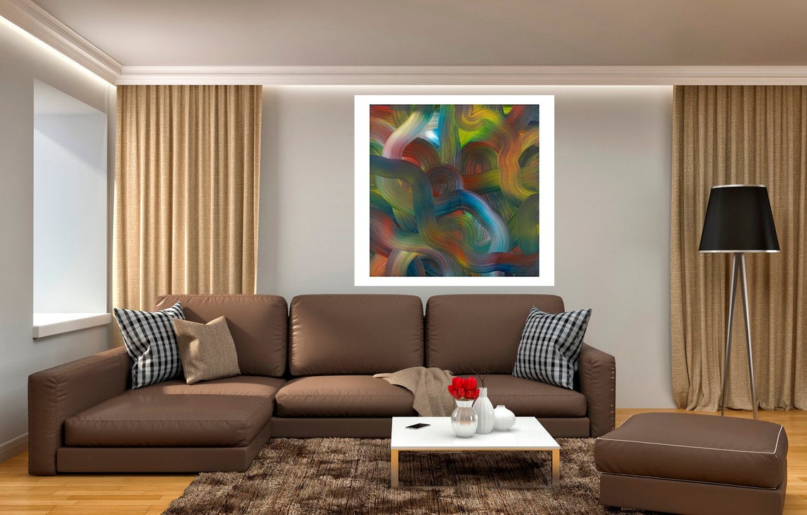 Gerhard Richter Red Blue Yellow Giclee Print Abstract | Etsy