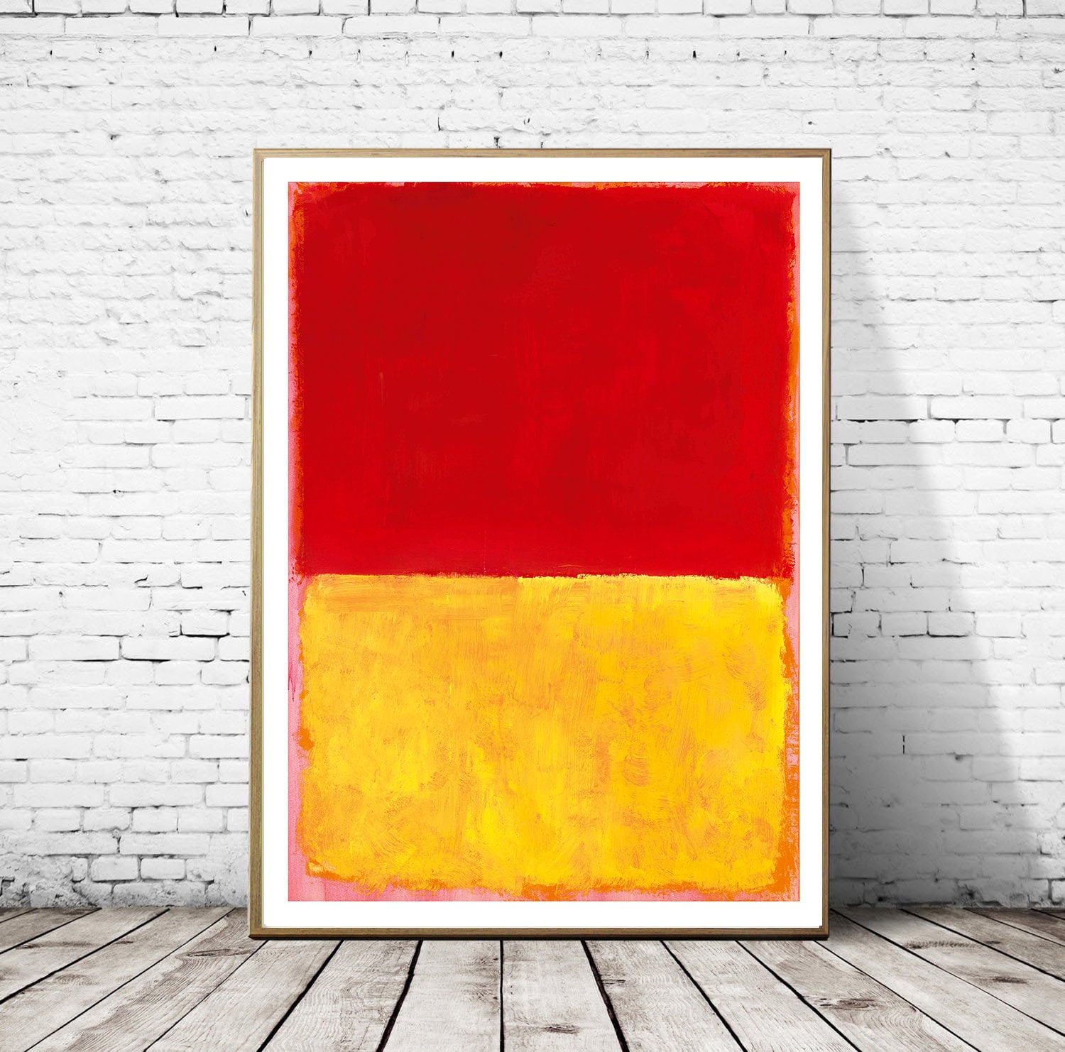 Mark Rothko Untitled Giclee Print Poster Etsy