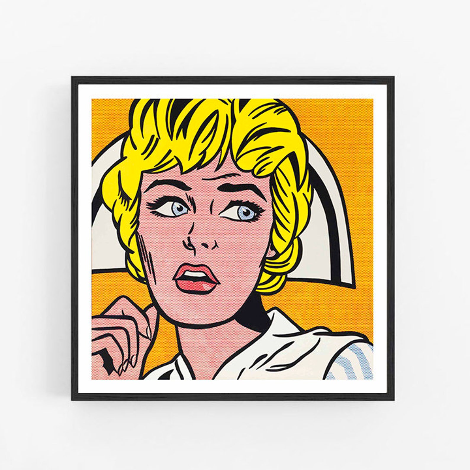 Roy Lichtenstein Nurse Giclee Print Poster Etsy