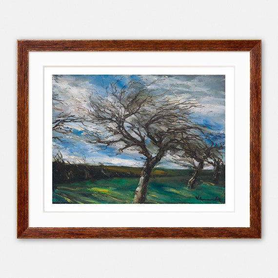 Autumn landscape by maurice de vlaminck