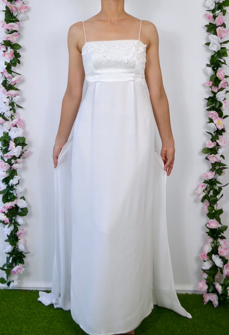 Vintage 90s Wedding Dress From Lisa Ho 1990s Straight